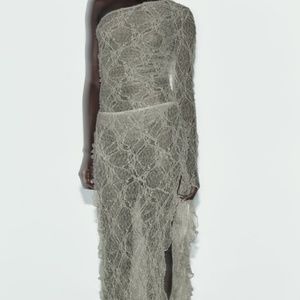 Zara Lace Ruched Skirt set